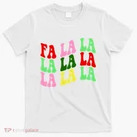 Fa La La Groovy Christmas T-Shirt thumb 0