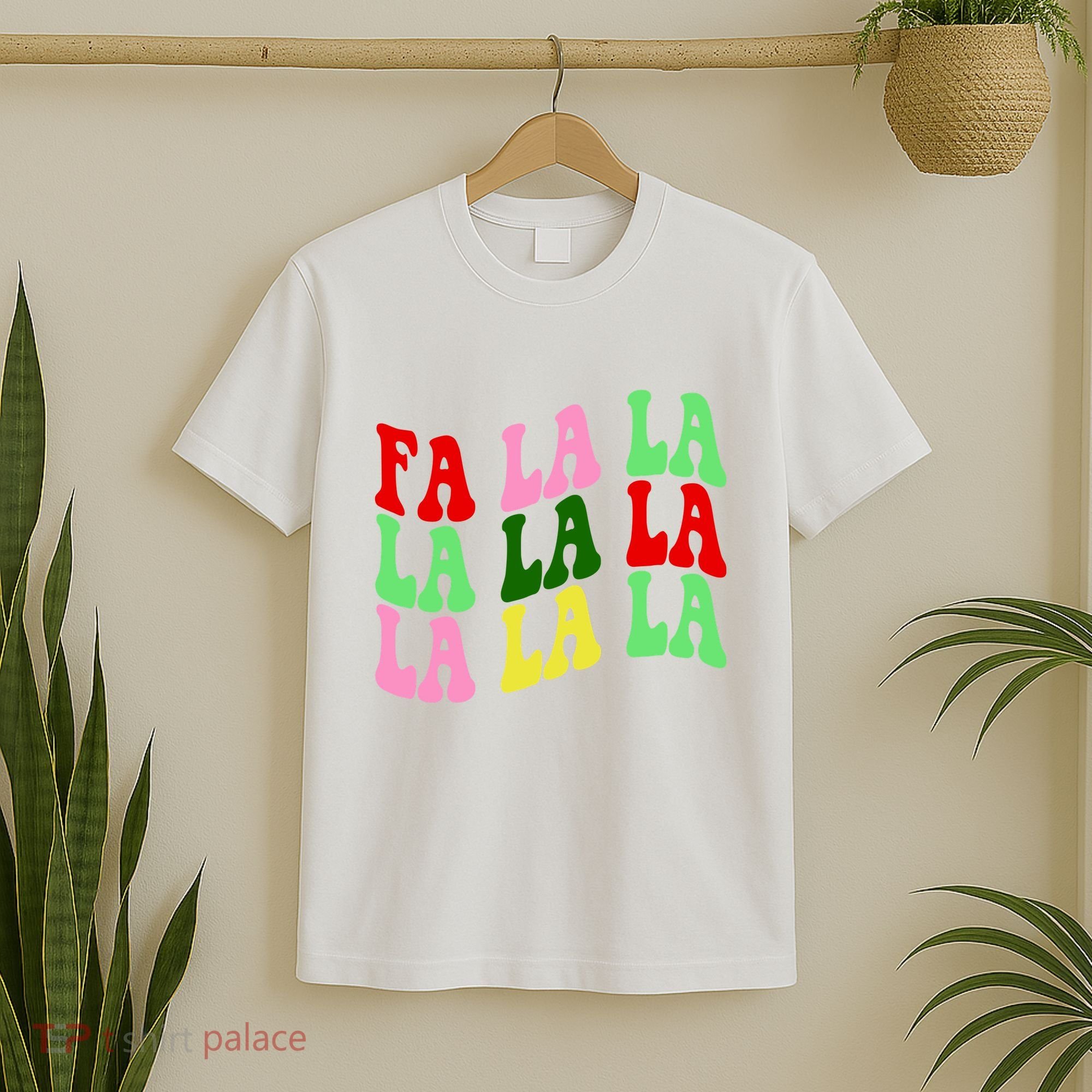 Fa La La Groovy Christmas T-Shirt