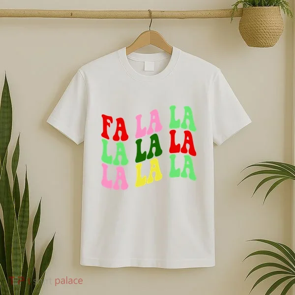 Fa La La Groovy Christmas T-Shirt