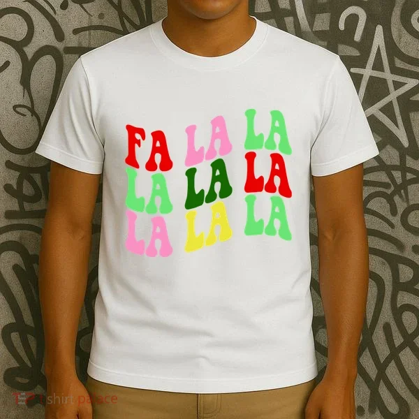 Fa La La Groovy Christmas T-Shirt