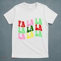 Fa La La Groovy Christmas T-Shirt thumb 5