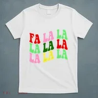 Fa La La Groovy Christmas T-Shirt thumb 5