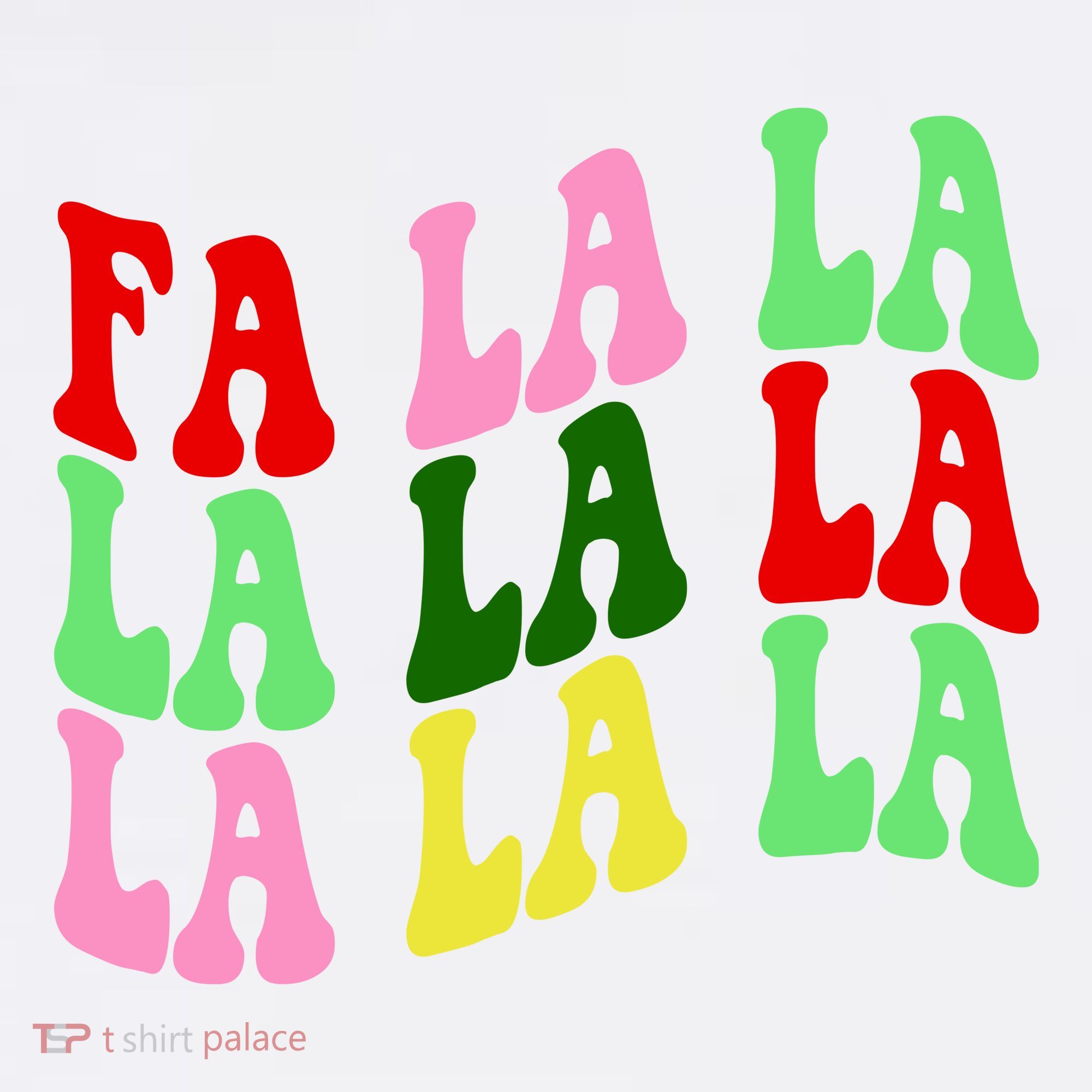 Fa La La Groovy Christmas T-Shirt