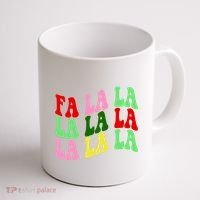 Fa La La Groovy Christmas Coffee Mug thumb 1