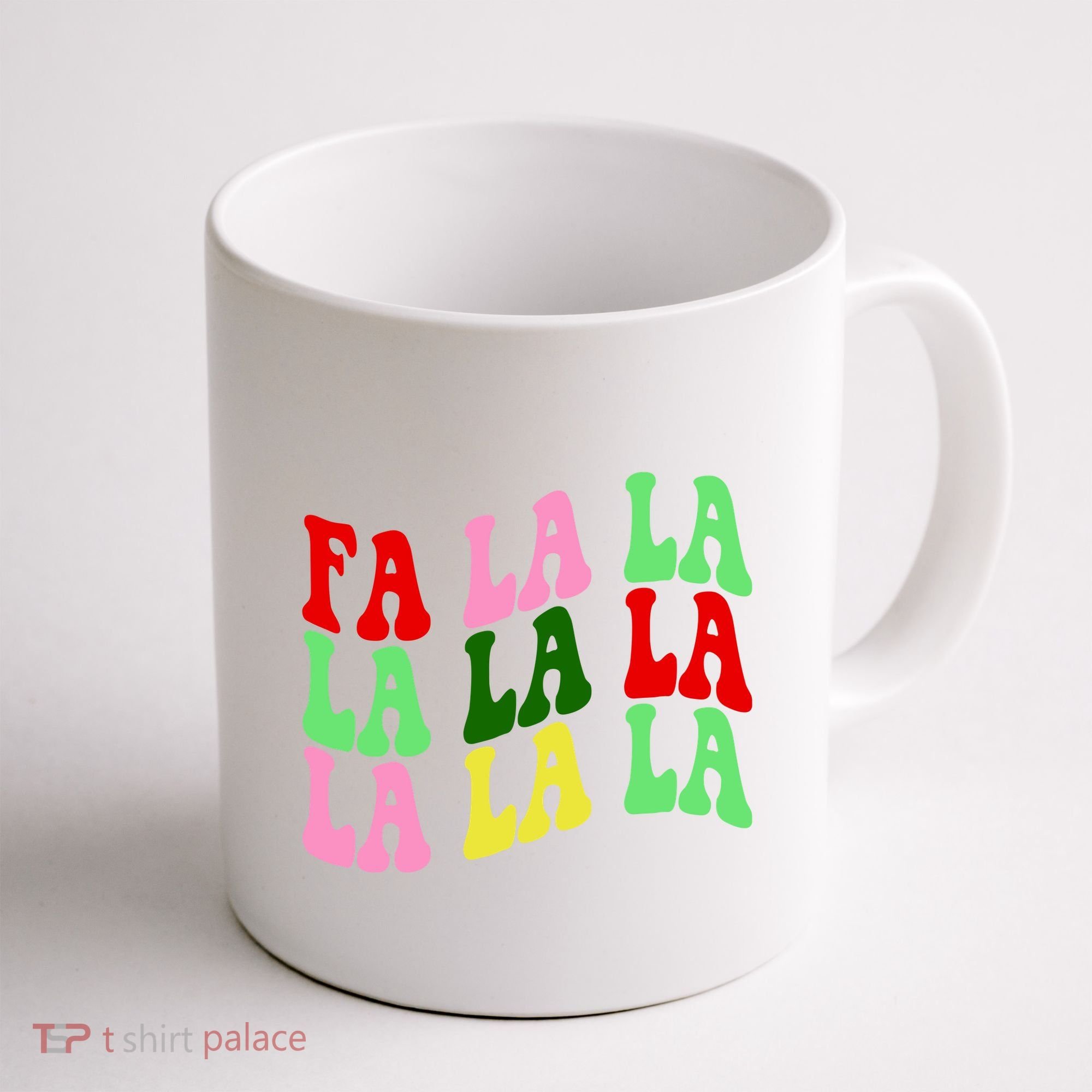 Fa La La Groovy Christmas Coffee Mug