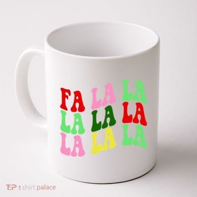 Fa La La Groovy Christmas Coffee Mug