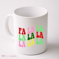 Fa La La Groovy Christmas Coffee Mug thumb 0