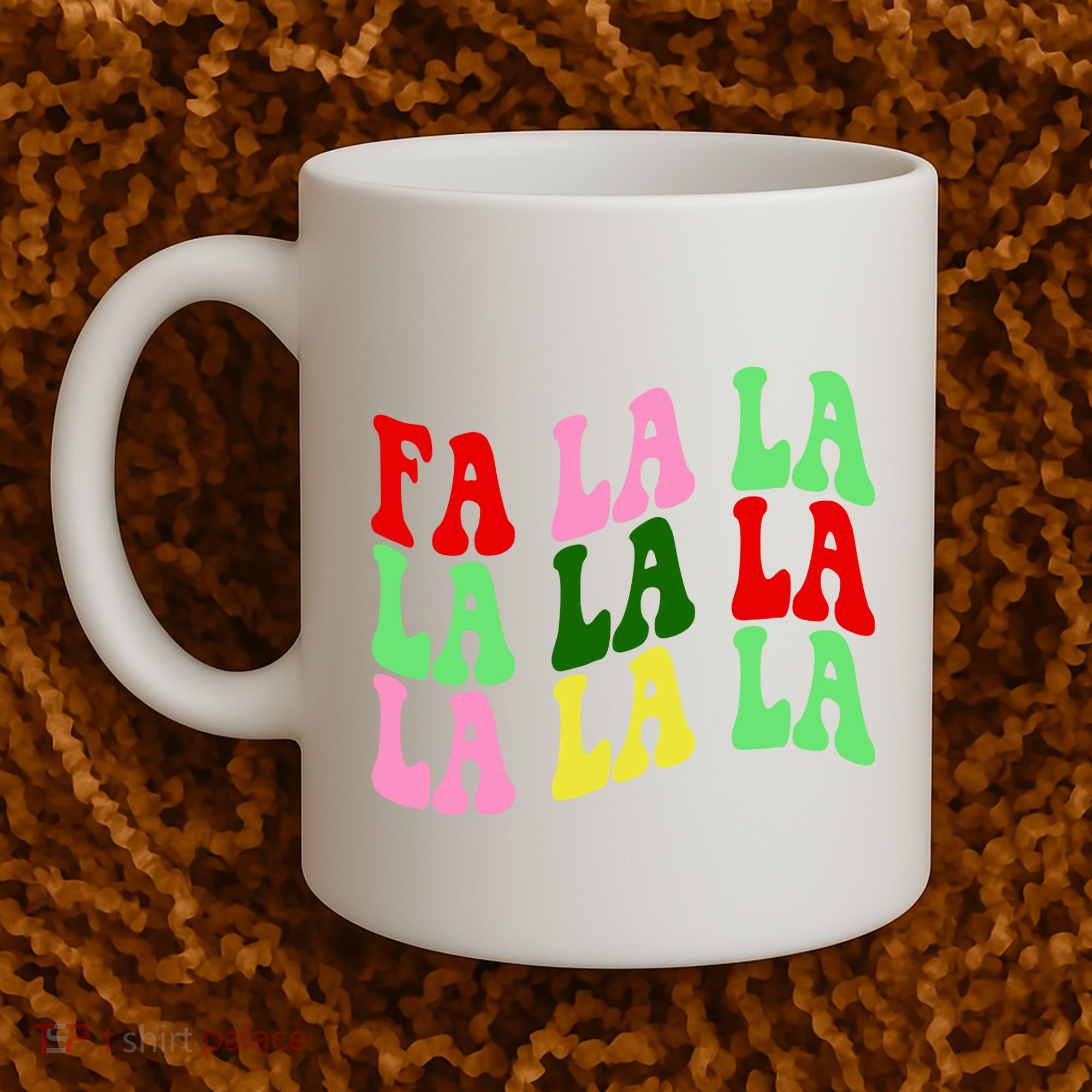 Fa La La Groovy Christmas Coffee Mug