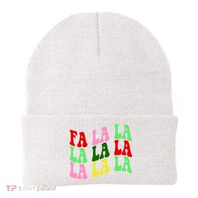 Fa La La Groovy Christmas Beanie