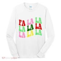 Fa La La Groovy Christmas Tall Long Sleeve Shirt thumb 0