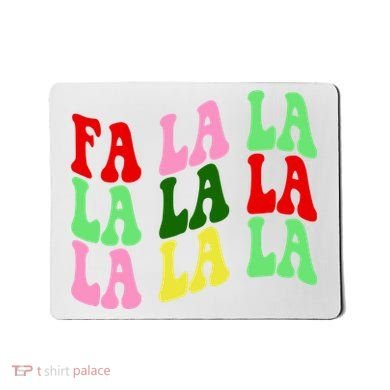 Fa La La Groovy Christmas Mousepad