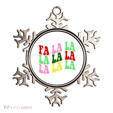 Fa La La Groovy Christmas Ornament