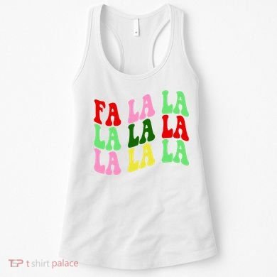 Fa La La Groovy Christmas Women's Tank Top