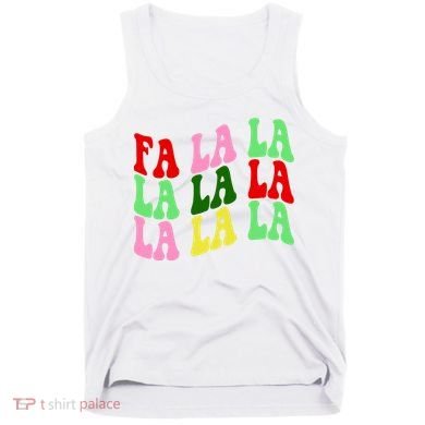 Fa La La Groovy Christmas Tank Top