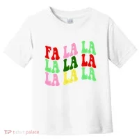 Fa La La Groovy Christmas Toddler T-Shirt thumb 0
