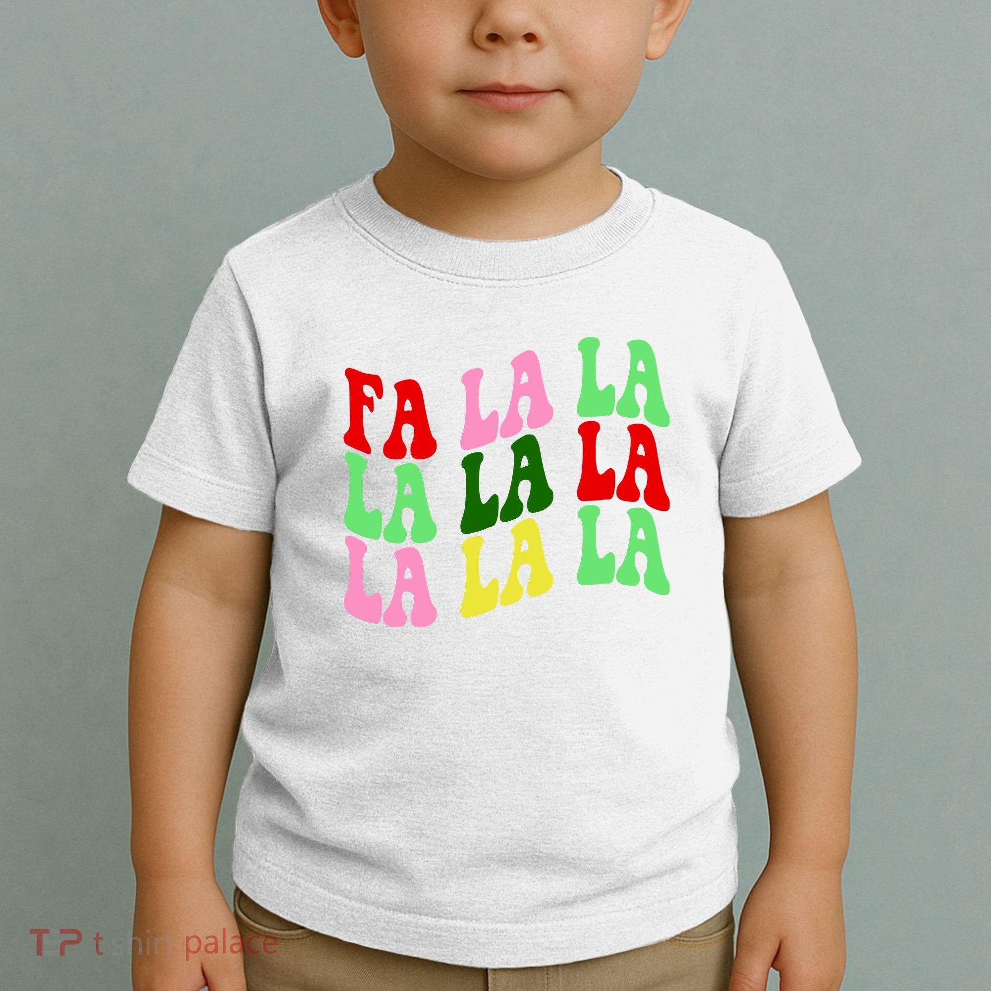 Fa La La Groovy Christmas Toddler T-Shirt