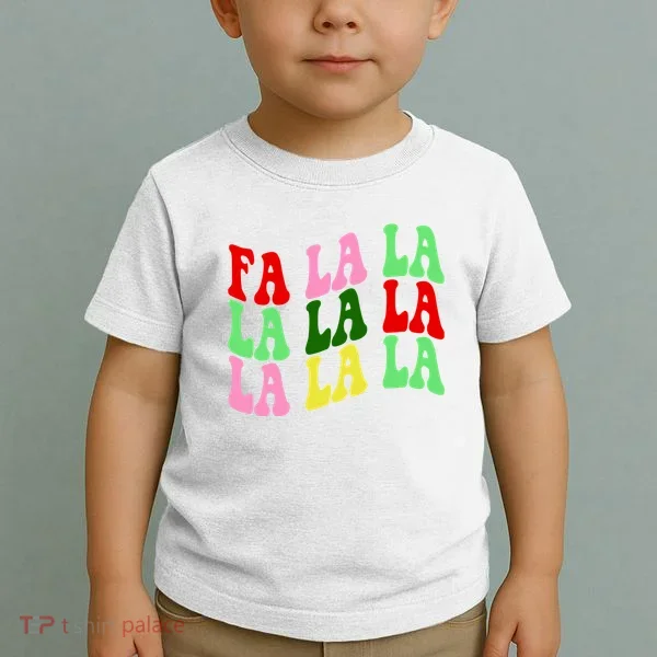 Fa La La Groovy Christmas Toddler T-Shirt