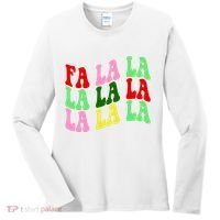 Fa La La Groovy Christmas Women's Long Sleeve Shirt thumb 0