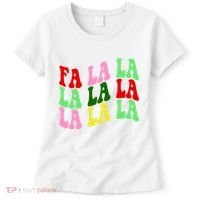 Fa La La Groovy Christmas Women's T-Shirt thumb 0