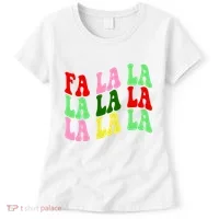 Fa La La Groovy Christmas Women's T-Shirt thumb 0