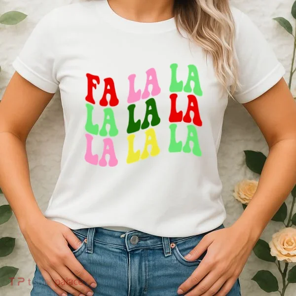 Fa La La Groovy Christmas Women's T-Shirt
