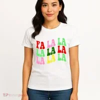Fa La La Groovy Christmas Women's T-Shirt thumb 4