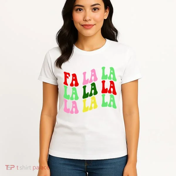 Fa La La Groovy Christmas Women's T-Shirt