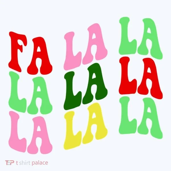 Fa La La Groovy Christmas Women's T-Shirt