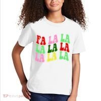 Fa La La Groovy Christmas Kids T-Shirt thumb 2
