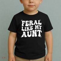 Feral Like My Aunt Toddler T-Shirt thumb 2
