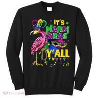 Flamingo Lover Mardi Gras Celebration New Orleans Louisiana Sweatshirt thumb 0