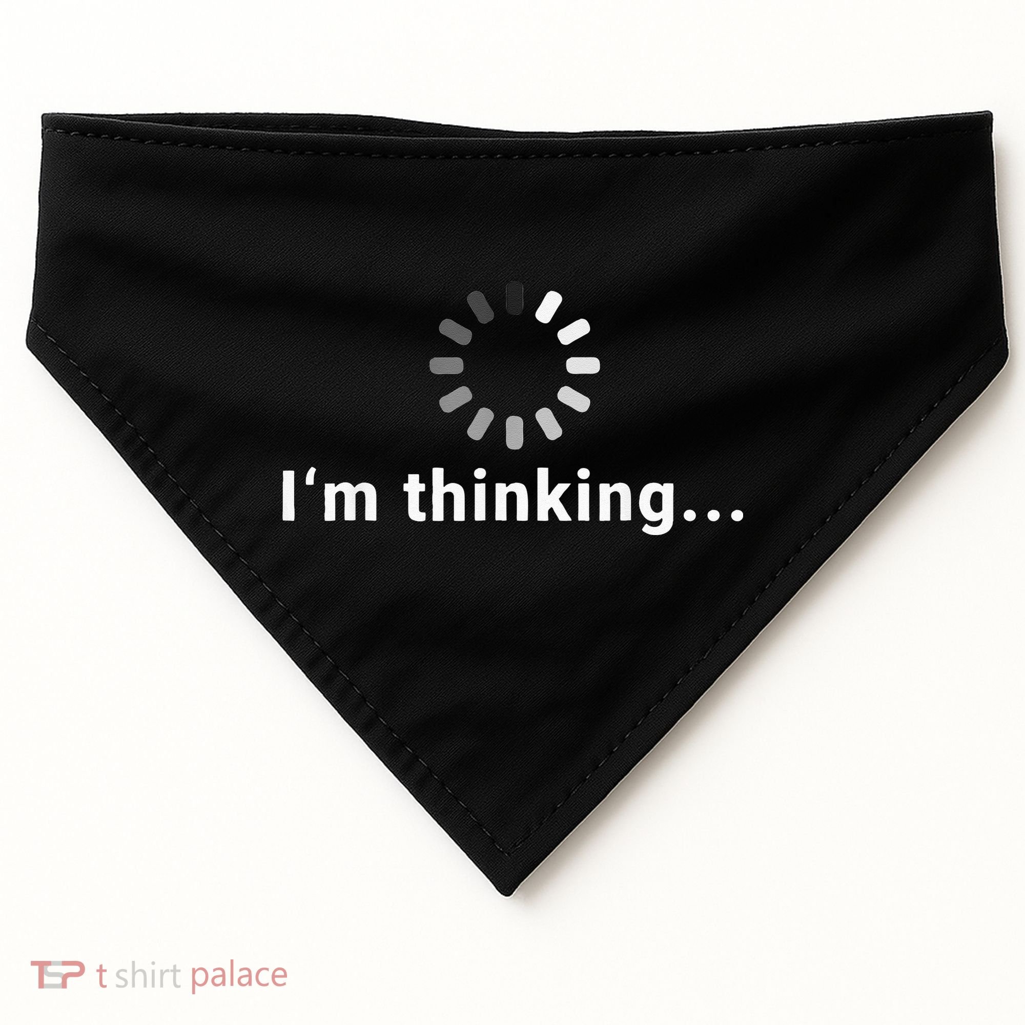 Funny Loading Meme IT Outfits Im Thinking USA-Made Doggie Bandana