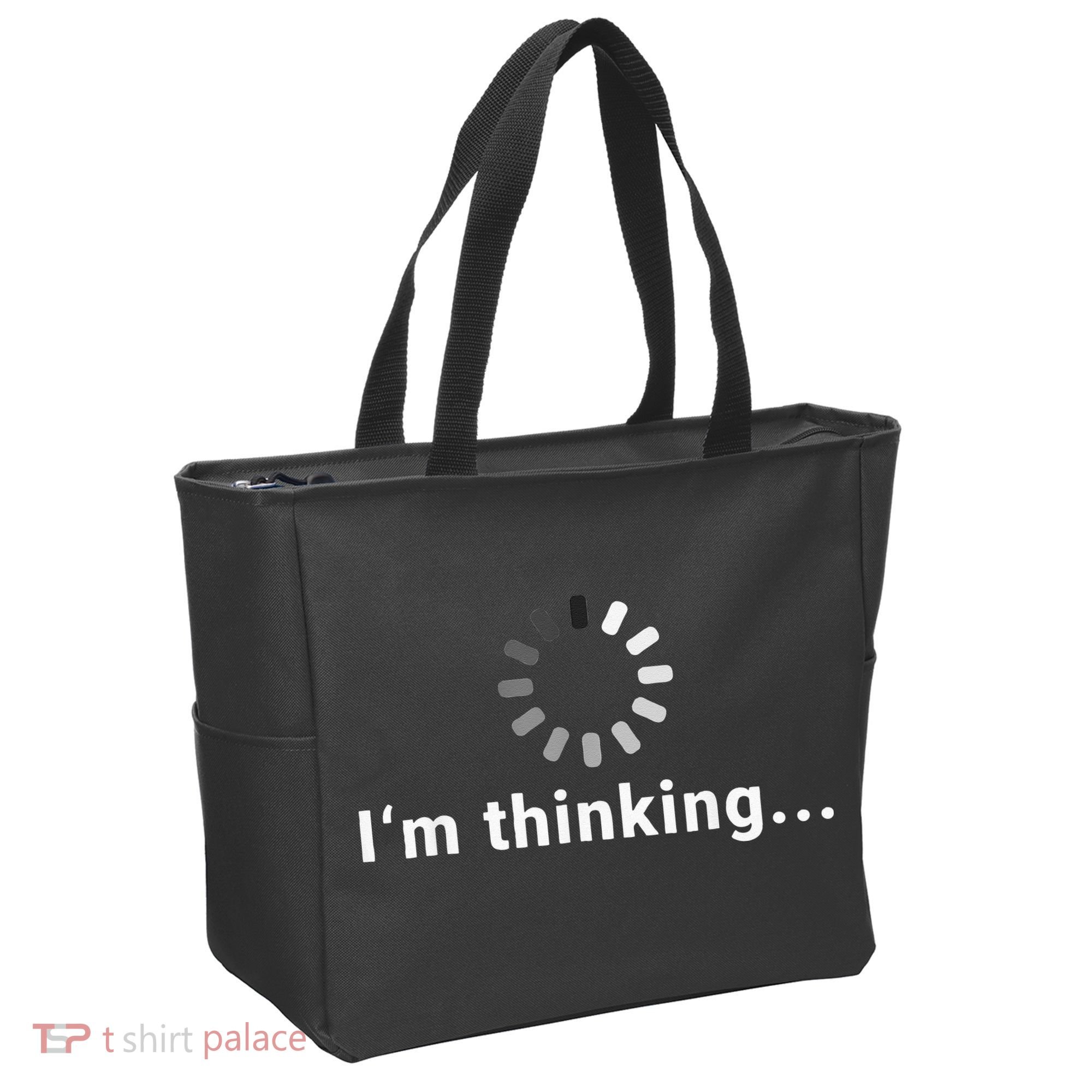 Funny Loading Meme IT Outfits Im Thinking Tote Bag