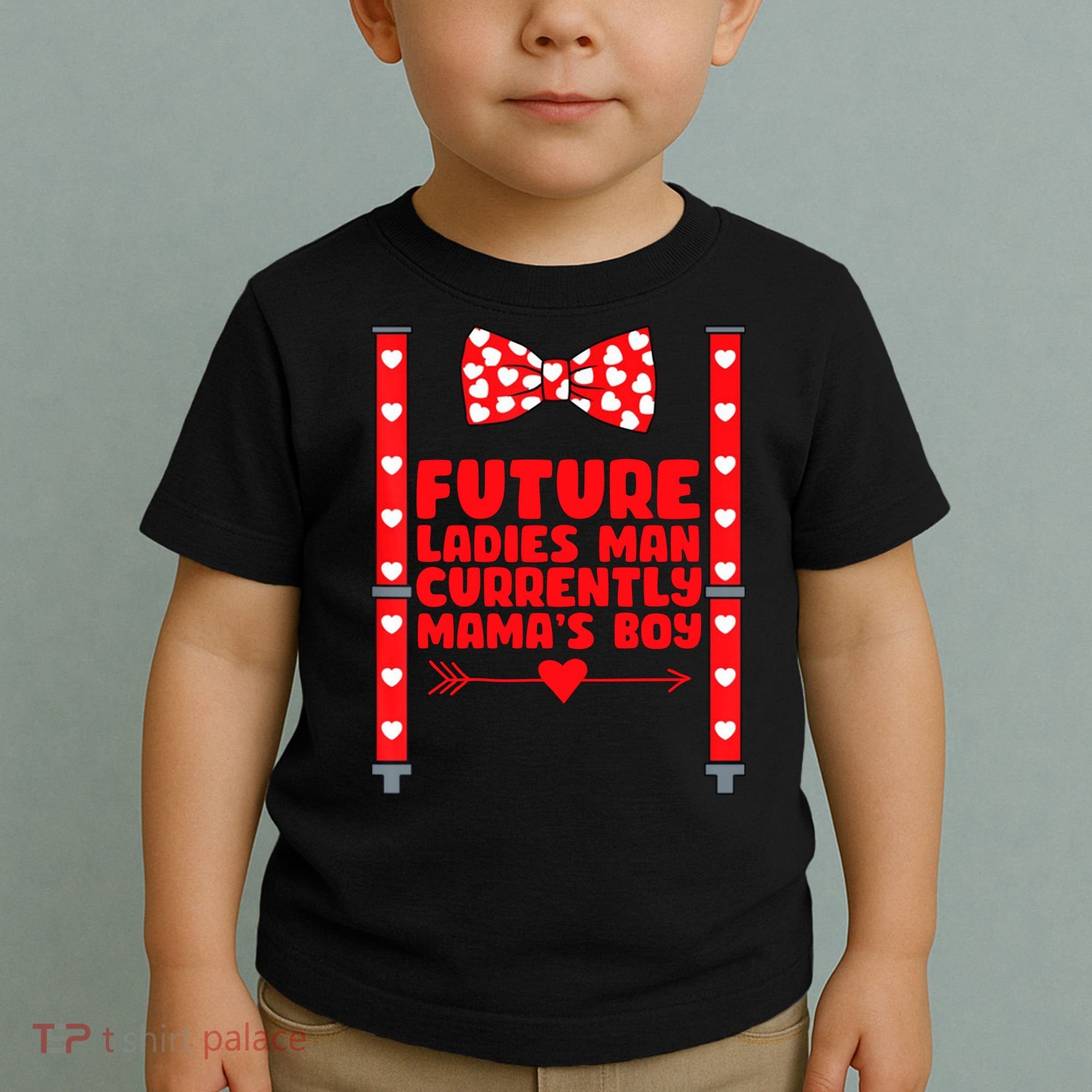 Future Ladies Man Currently Mama's Boy Toddler T-Shirt