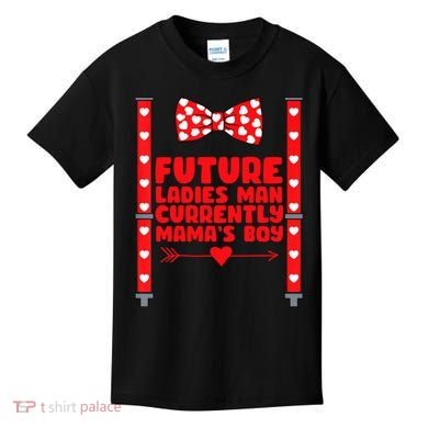 Future Ladies Man Currently Mama's Boy Kids T-Shirt