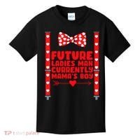 Future Ladies Man Currently Mama's Boy Kids T-Shirt thumb 0