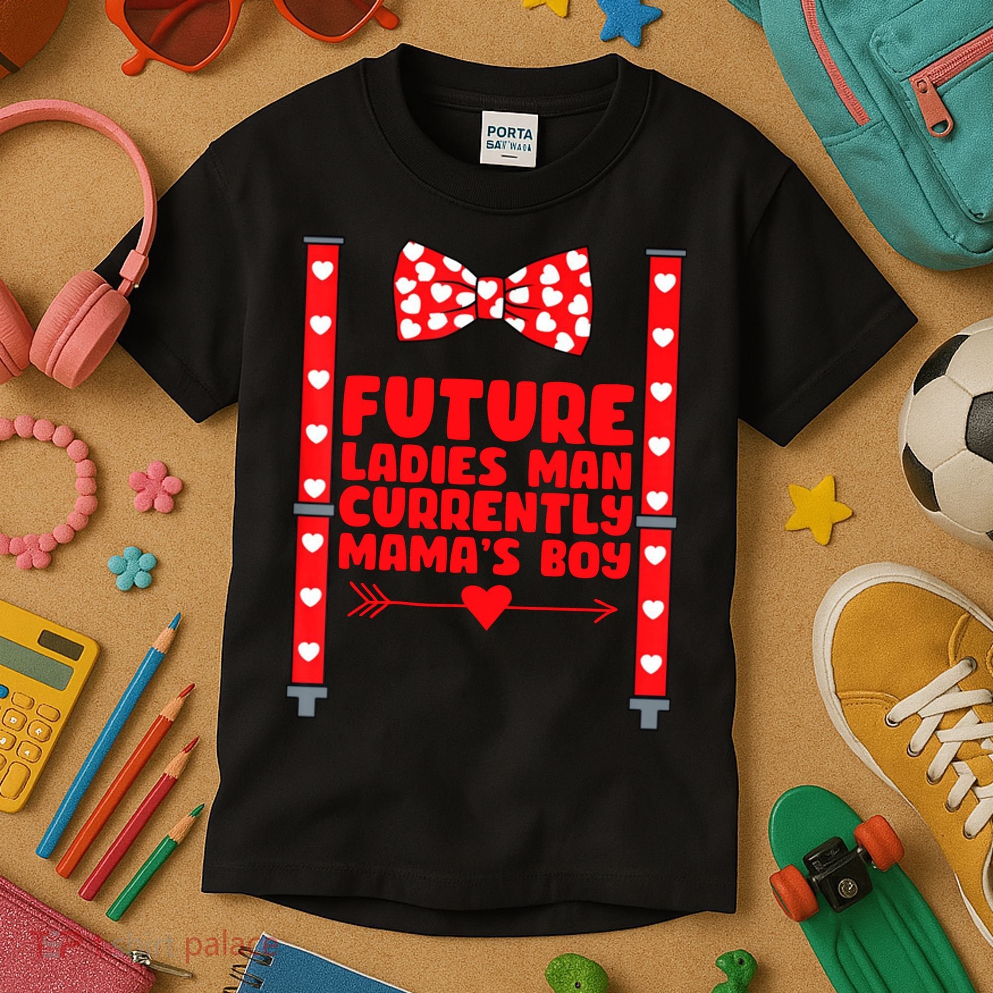 Future Ladies Man Currently Mama's Boy Kids T-Shirt