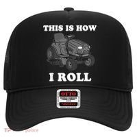 Funny Lawn Mower Mowing Riding Rider Toddler Kids Boys Hat thumb 0