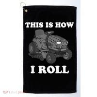 Funny Lawn Mower Mowing Riding Rider Toddler Kids Boys Golf Towel thumb 0