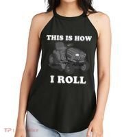 Funny Lawn Mower Mowing Riding Rider Toddler Kids Boys Women's Perfect Tri Rocker Tank thumb 2