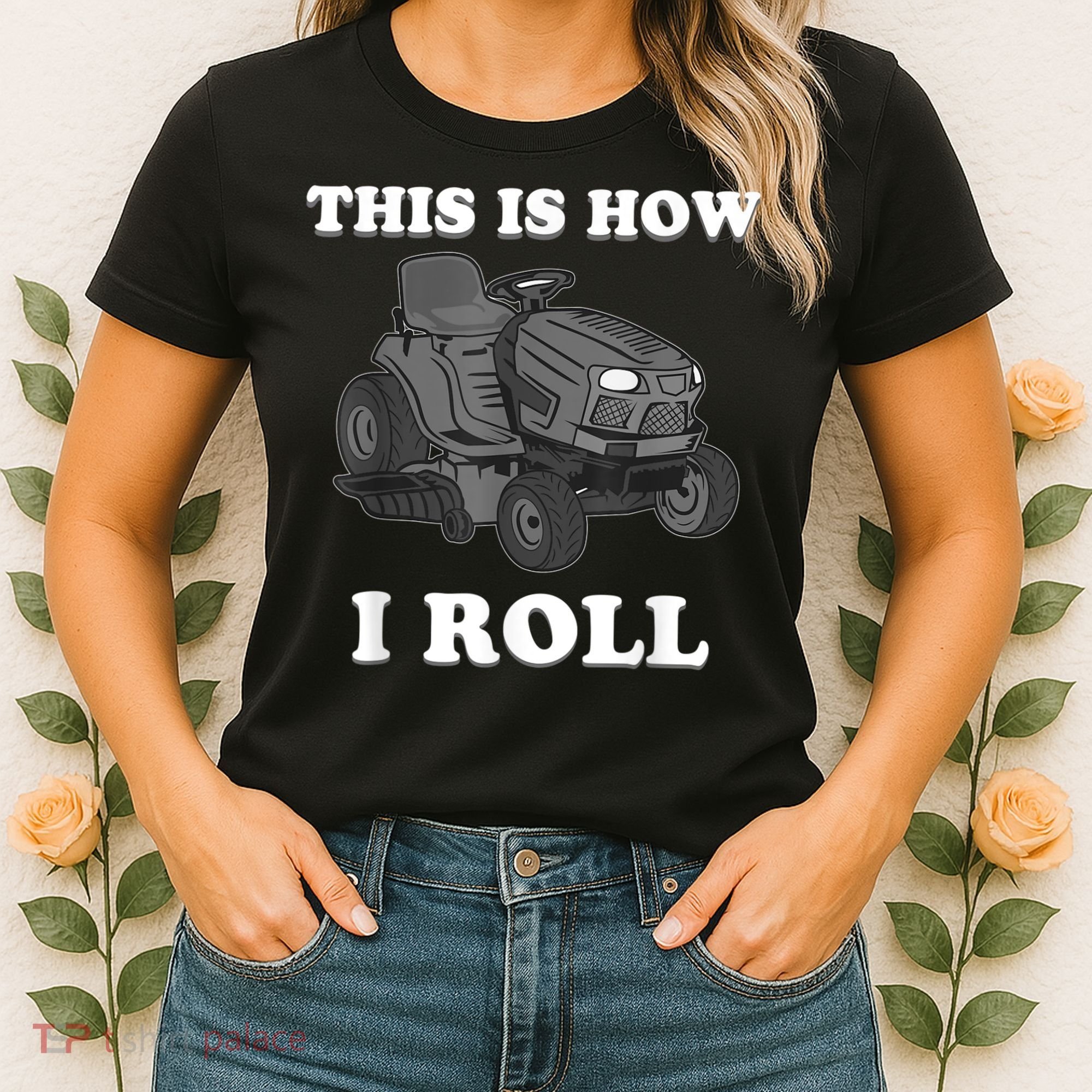 Funny Lawn Mower Mowing Riding Rider Toddler Kids Boys Women's T-Shirt