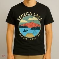 Finger Lakes Ny New York Seneca Lake T-Shirt thumb 3