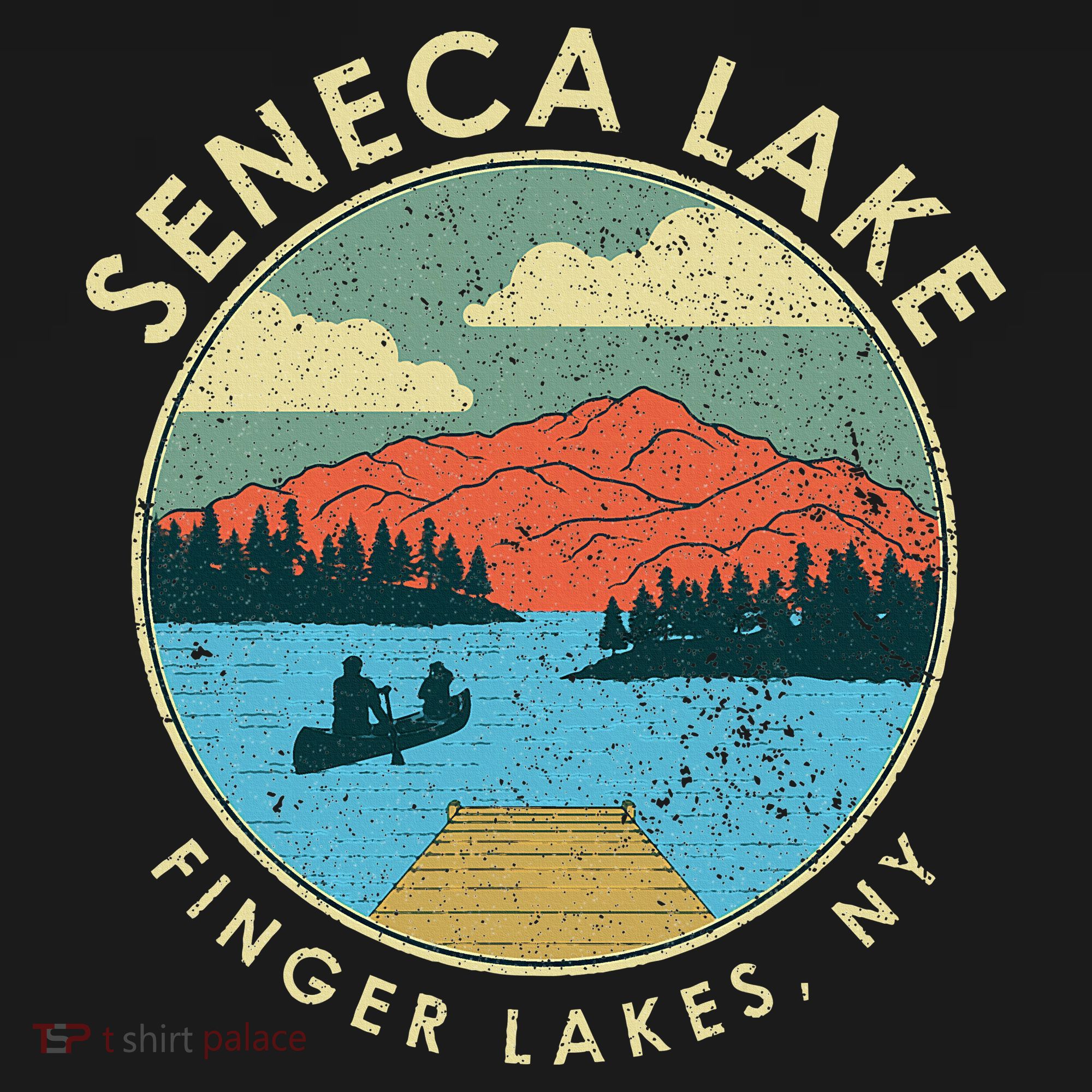 Finger Lakes Ny New York Seneca Lake T-Shirt