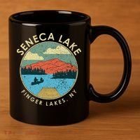 Finger Lakes Ny New York Seneca Lake 11oz C Handle Ceramic Mug thumb 3