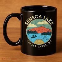Finger Lakes Ny New York Seneca Lake 11oz C Handle Ceramic Mug thumb 4