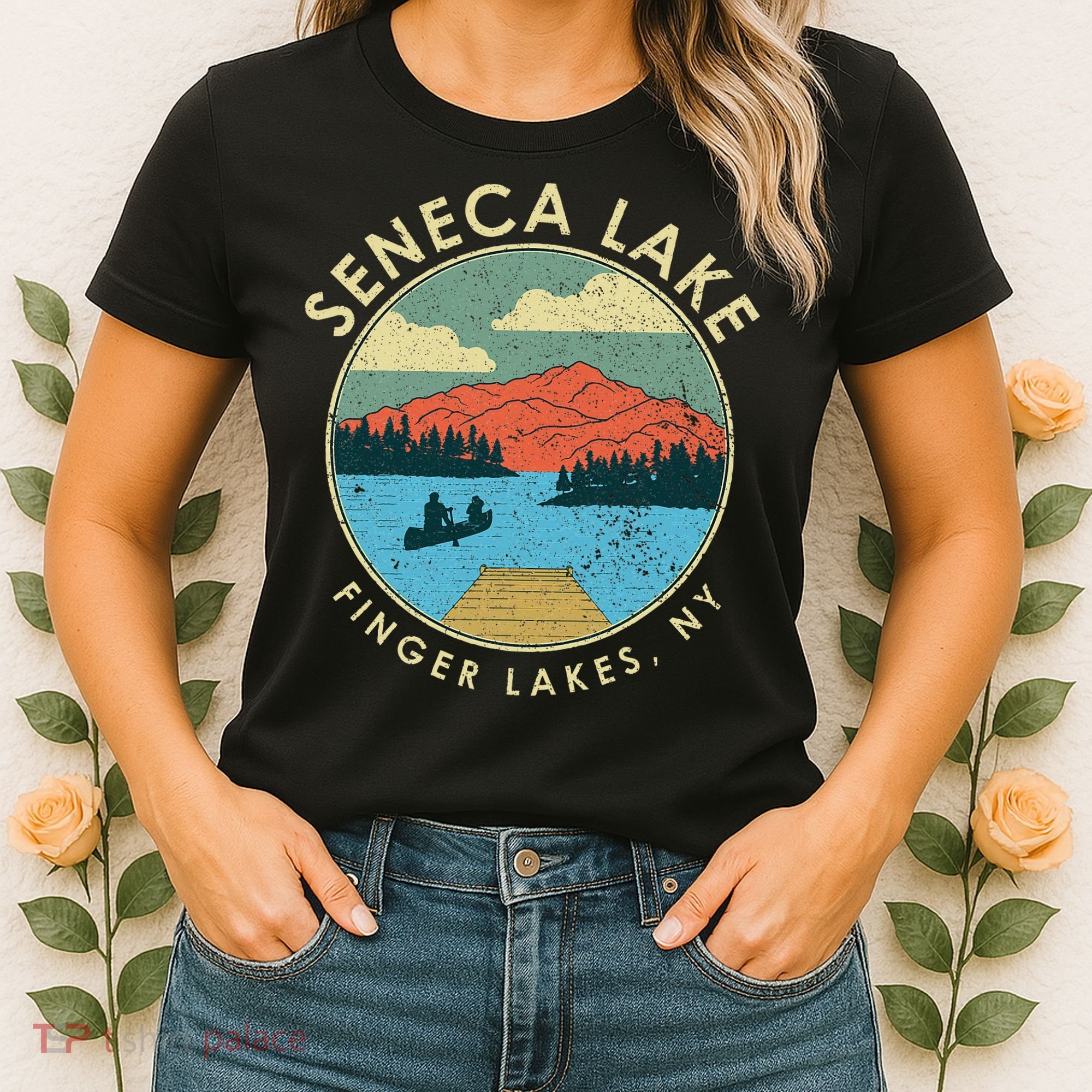 Finger Lakes Ny New York Seneca Lake Women's T-Shirt