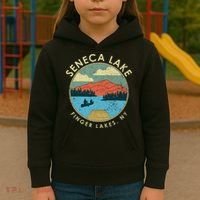 Finger Lakes Ny New York Seneca Lake Kids Hoodie thumb 3