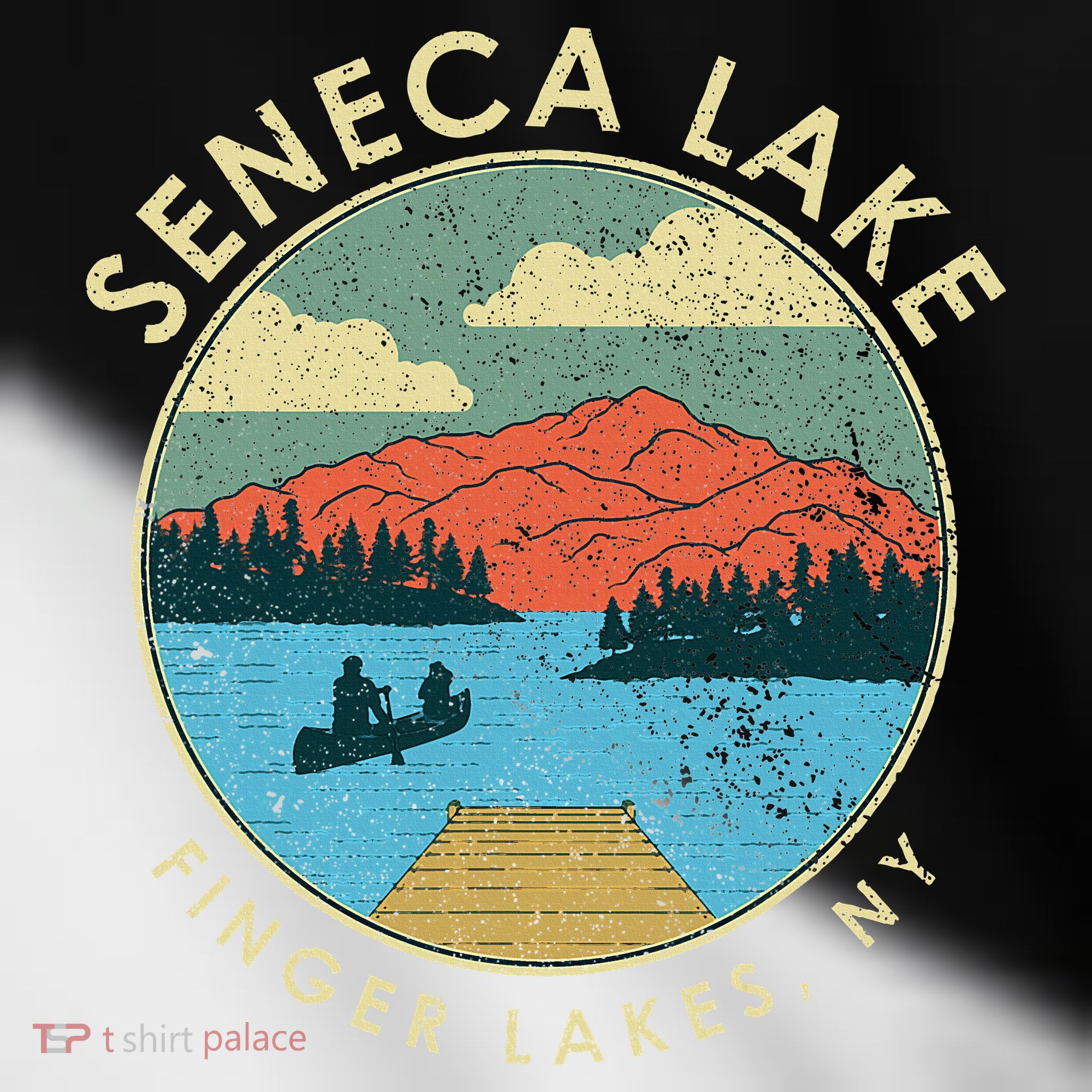 Finger Lakes Ny New York Seneca Lake Toddler Fine Jersey T-Shirt