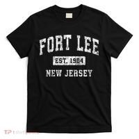 Fort Lee Nj & Retro Fort Lee Est. 1904 New Jersey T-Shirt thumb 0