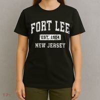 Fort Lee Nj & Retro Fort Lee Est. 1904 New Jersey T-Shirt thumb 4